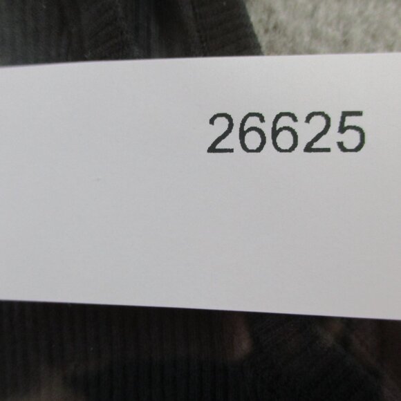 SKIMS Cotton Rib Long Tank Womens Large Soot Black Ribbed Stretch Casual NWT - Picture 7 of 7